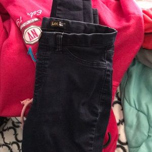 Lee navy jeggings